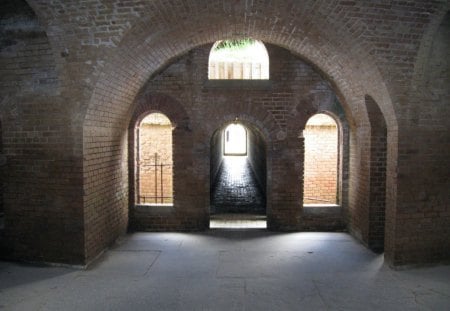 Fort Morgan, Dauphin Island, Alabama - american civil war, historic places, architecture, monuments