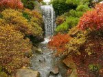 *** Waterfall in autumn ***