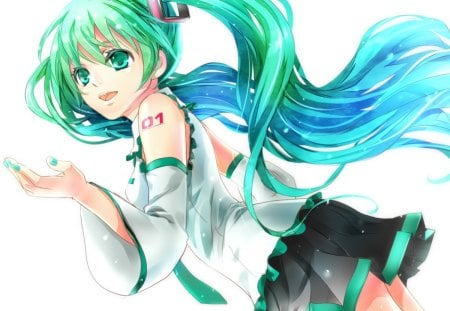 Hatsune Miku - girl, hatsune miku, anime, female