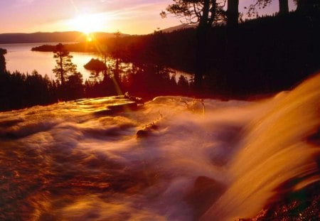 beautiful falls - tranquil, water, scenery, waterfal