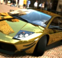 lambroghini murcielago in gold