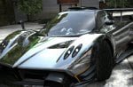 pagani zonda r in chrome