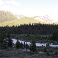 The River end of our hiking trail