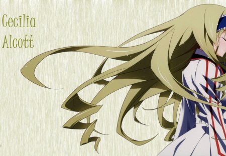 Alcott Cecilia - pretty, infinite stratos, anime, cute, blonde