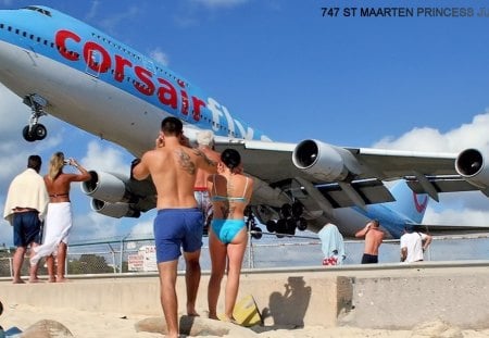 Boeing 747 - plane, st, boeing, maarten, princess, 747