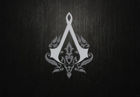 assassin's creed III - black, widescreen, assassins creed, logo