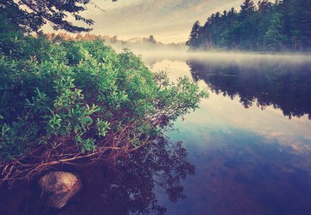 Lake - reflectio, lake, nature, other