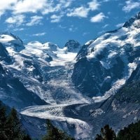 Mountain Glacier Flow