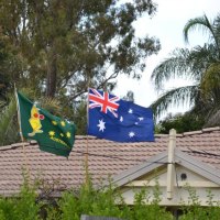 Aussie flags