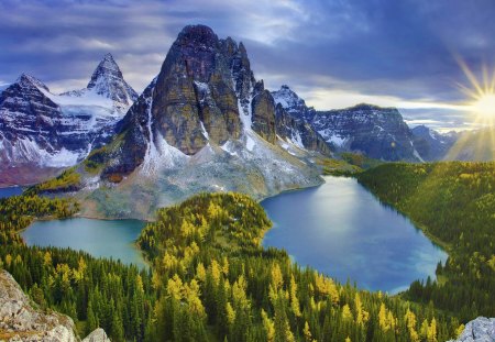 Mountain Lakes - beauty, mountains, nature, lakes