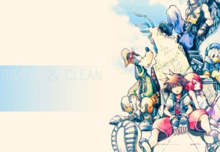 Kingdom Hearts: Final Mix - sora, donald, kairi, kingdom hearts, goofy, riku