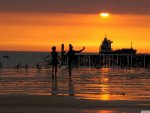 lovers on the beach