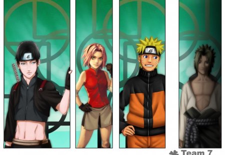 Team 7 - sasuke, sai, naruto, sakura