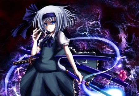 Kompaku Youmu - pretty, girl, cute, anime