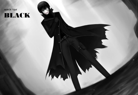 Hei - Darker Than Black - darkerthanblack, darker, darker than black, assassin, hei, black, ninja, mask, shadows