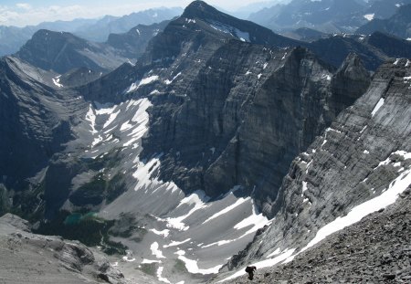 Mount Sparrowhawk - lake, alberta, mountain, hiking