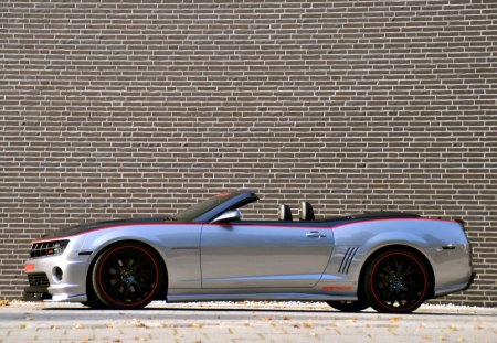 2012 Chevrolet Camaro 2SS Convertible by Geiger Cars - bowtie, silver, black, gm