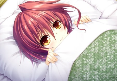 Ekino-jeru Aria - white, yurikago kara tenshi made, sleep, ekino-jeru aria, anime, anime girl