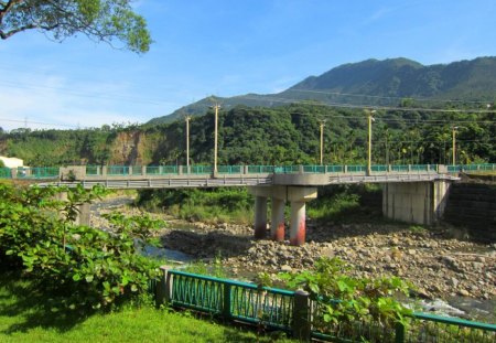 mountainous area bridge