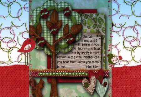 Fruit - trees, bible verses, god, fruit, nature, hearts, jesus, scriptures, holy spirit, bible, birds