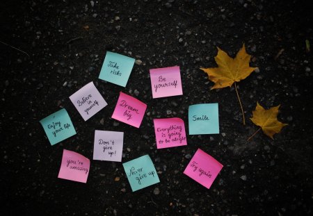 Post it Note - post it, note, wallpaper, smile, text