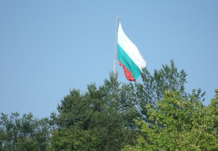 Bulgaria - veliko tarnovo, castle, flag, tsarevets