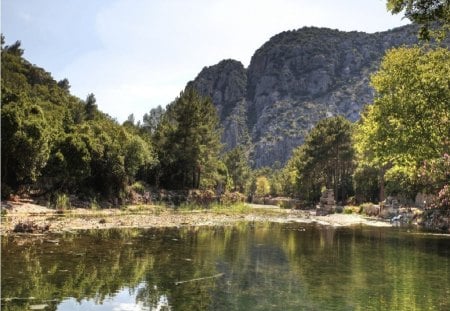 Cirali, Olympos, Turkey - cirali, lake, olympos, turkey