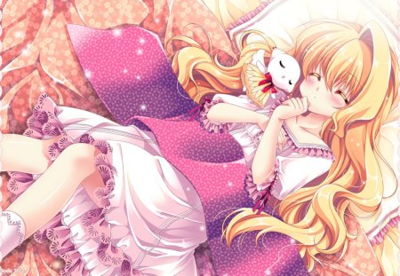 Kawaii - sleep, kawaii, girl, female, cute