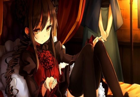 Sweet Shana In Bed... - anime, girl, shana, room, sunshine, nemo piisukun, sweet, dark, bed, cute