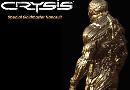 Crysis Special Goldmaster Nanosuit (Back) - games, video, game, crysis, fiction, science