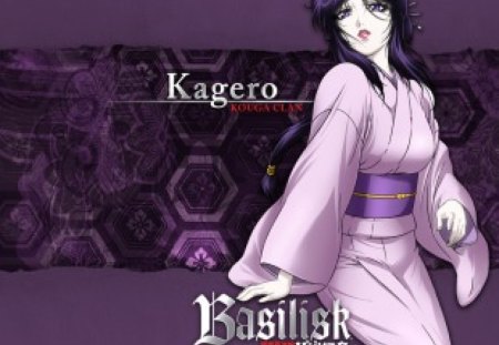 kagero_basilisk - basilisk, girl, anime, kagero