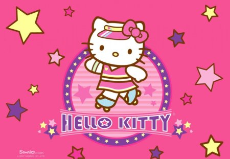 Roller Kitty - hello kitty, roller blading