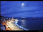 The moon on the beach