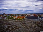 colorful norwegian village