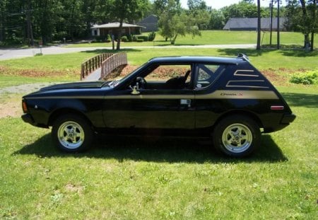 AMC Gremlin - gremlin, antique, black, amc, custom, car, vintage, classic, old