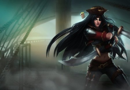 League Of Legends - Bilgewater Katarina - skin, game, lol, league of legends, bilgewater skin, katarina