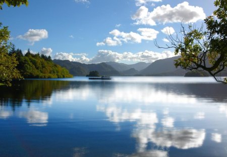 Reflecting Waters. - very, is, the, sky