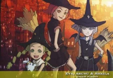 Adventures of Tweeny Witches - alice, eva, sheila, arusu