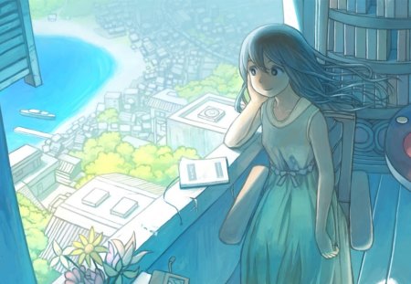 Bluish - scene, anime, me, blue