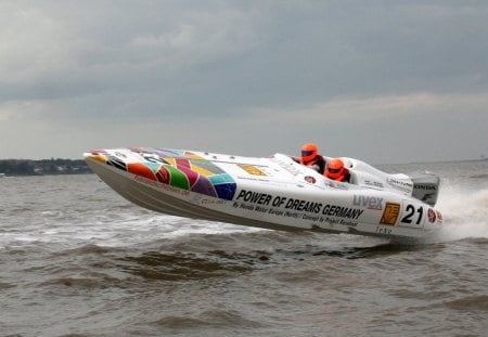 Power Boat Racing - race, speed, boat, thrill