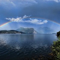 Rainbow over Eidsora