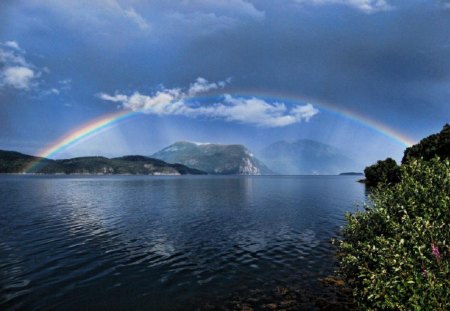 Rainbow over Eidsora