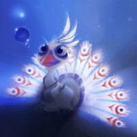 Cute Digi Peacock