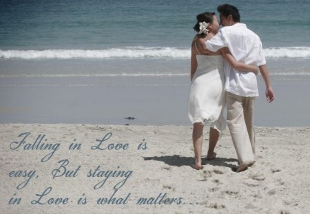 ~ Love Quote - sea, love, sand, quote