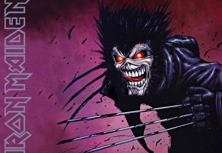 Iron Maiden - music, wolverine, iron, maiden