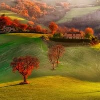 Houses on the slope