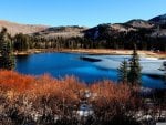 crisp winter day on the lake