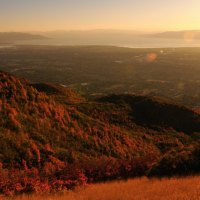 sunset at squwa peak arizona