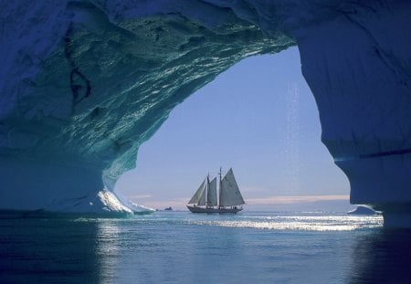 Great Nature - sheep, canyons, water, nature