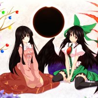 Houraisan Kaguya & Reiuji Utsuho